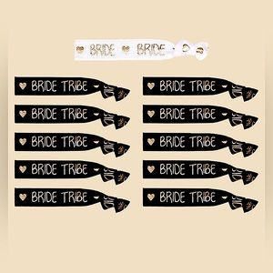 11 piece bride tribe, bracelet/hair bands